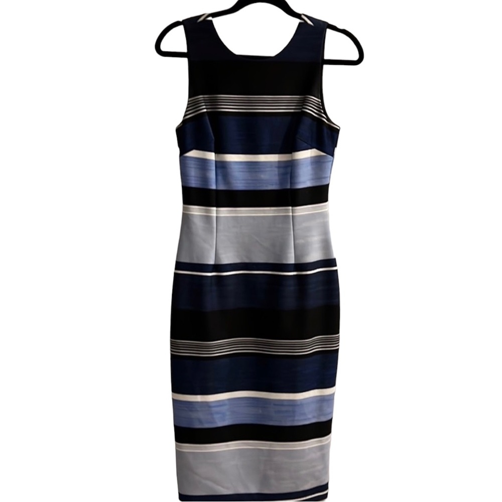 Classic Adrianna Papell sheath pencil dress.  From Dillards. Very stretchy.